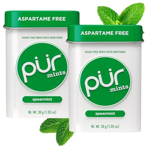 [S&S] PUR Sugar-Free Spearmint Mints with Xylitol, 30ct (Pack of 2) $3.18 + Free S&H w/ Prime or $35+