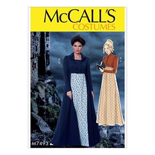 McCall's Patterns M7493 A5 Cro...e-Neck Dress, Size 6-14 (7493)