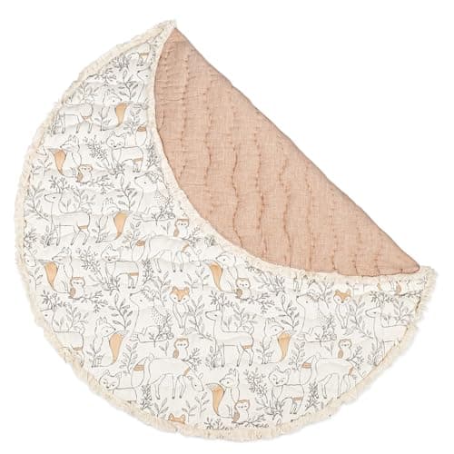Crane Baby Play Mat, Floor Mat...s, 40" x 40", Woodland Animals