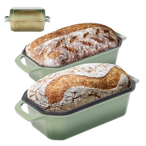 [Prime] 9"x5" Flavehc 2-in-1 Enameled Cast Iron Bread Pan w/ Lid $26.59 + Free Shipping