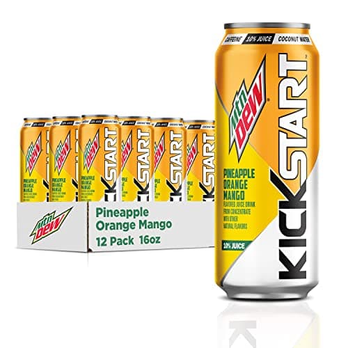 [S&S] $12.83: Mountain Dew Kickstart Pineapple Orange Mango 16 fl oz (Pack of 12) $12.82
