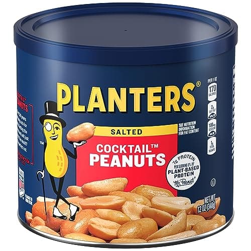 12-Oz Planters Salted Cocktail Peanuts $1.79 w/ S&S + Free Shipping w/ Prime or on orders over $35