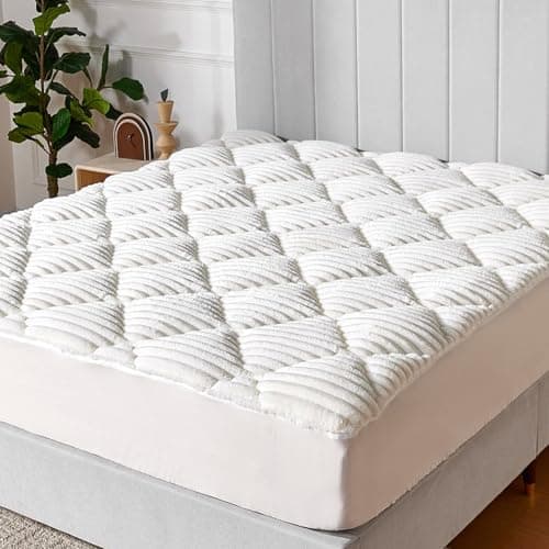 Novilla Fleece Mattress Topper...ts up to 21", Machine Washable