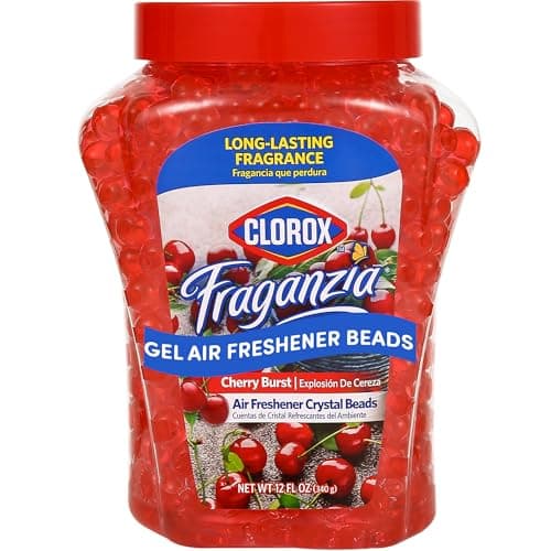 Clorox Fraganzia 12-Fl Oz Crystal Beads Air Freshener & Odor Eliminator Gel (Cherry Burst) $1.64 w/ S&S + Free Shipping w/ Prime or on $35+