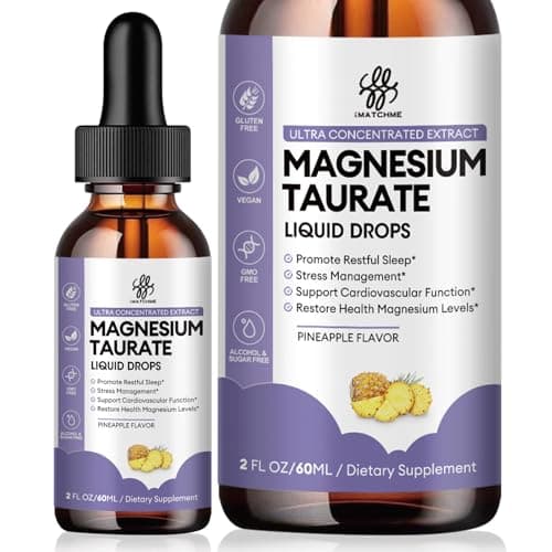 2-Oz iMatchme Magnesium Taurate Liquid Drops (Pineapple Flavor) $4.59 w/ S&S + Free Shipping w/ Prime or on $35+