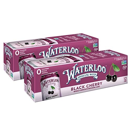 Waterloo Sparkling Water, Blac...icial Sweeteners | Zero Sodium