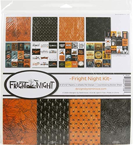 Reminisce Fright Night Scrapbook Collection Kit 12x12 inches