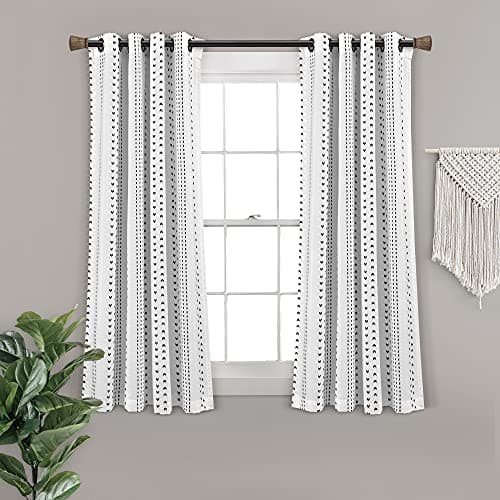 Lush Decor Hygge Stripe Light ...Bedroom - Living Room Curtains
