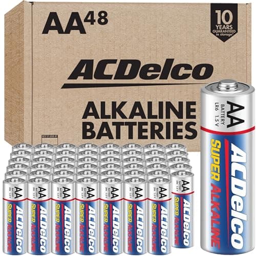 ACDelco 48-Count Double AA Bat...elf Life, Reclosable Packaging