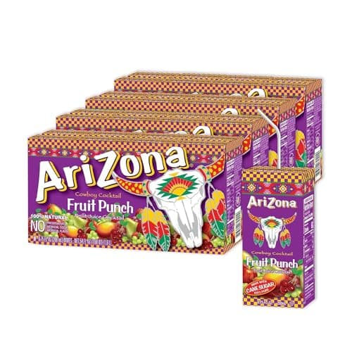 Arizona Fruit Punch Drink, Tetra Box, 216 Fl Oz, Pack of 32