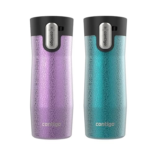 [Prime] $29.99 | 2 Pack 16 oz Contigo® AUTOSEAL® West Loop Vacuum-Insulated Stainless Steel Travel Mug with Easy-Clean Lid at Amazon