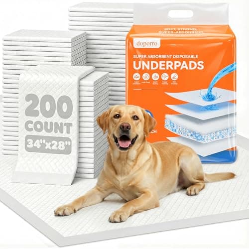 doporro 200 Pack Bulk Dog Pee ...ogs, Long-Lasting Value Supply