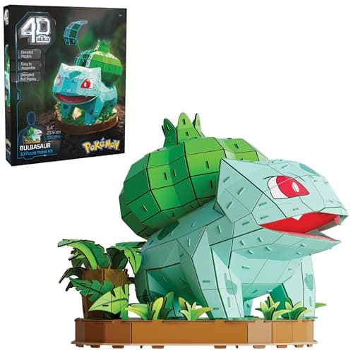4D Build, Pokémon Bulbasaur 3D...s, Gift Ideas for Ages 12 & Up