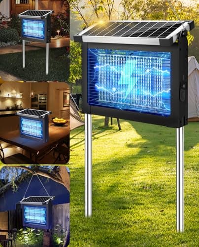 PhatroyYee 4500V Solar Rechargeable Bug Zapper w/ Dual LED Bulbs $39.99 + Free Shipping