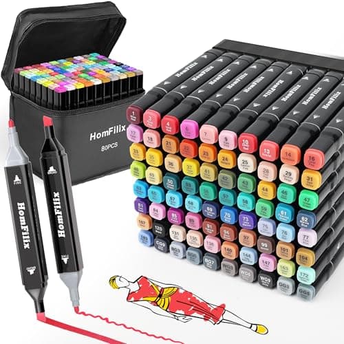 Alcohol Markers 80-Pack Just $9.49 on Amazon (Includes Storage Case)
