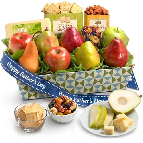 A Gift Inside Father's Day Cla...with Crackers, Cheese and Nuts