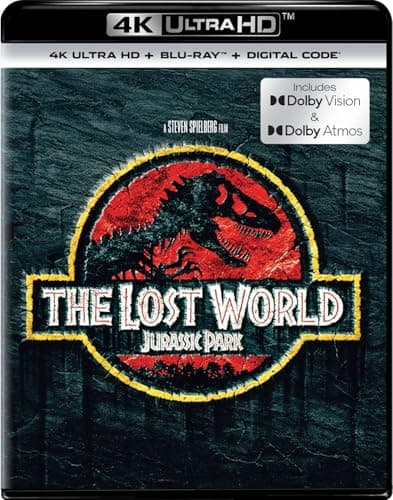 The Lost World: Jurassic Park - 4K Ultra HD + Blu-ray + Digital (Dolby Vision + Dolby Atmos Version) $14.99 Amazon.com
