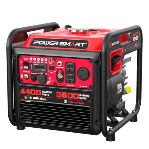 PowerSmart 4400-Watt Dual Fuel...Backup, Camping, EPA Compliant