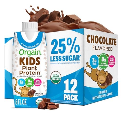 Orgain Organic Kids Nutritiona...z, 12 Pack, Packaging May Vary
