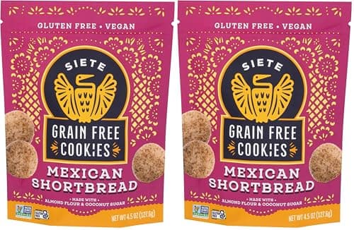 Siete Grain Free Mexican Shortbread Cookies (Pack of 2)