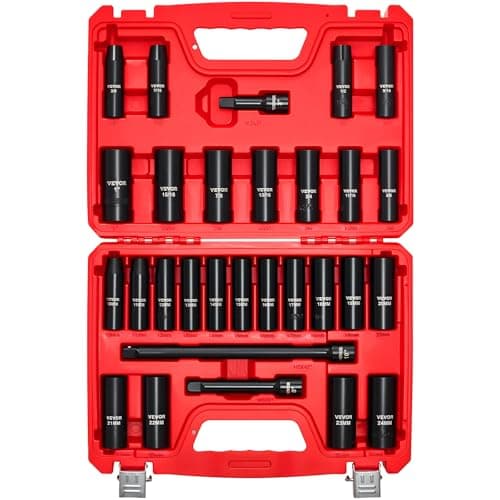 $26.99** | 29-Piece VEVOR 1/2" Drive Impact Socket Set at Amazon