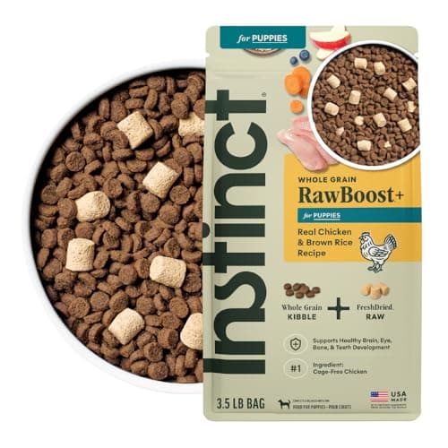 Instinct RawBoost Puppy, Natur...cken & Brown Rice, 3.5 lb. Bag