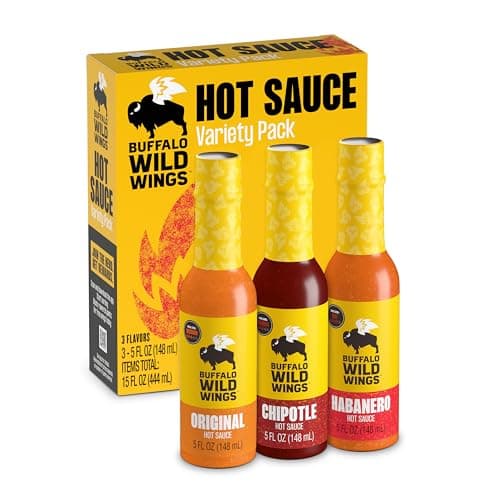 3-Pack 5-oz Buffalo Wild Wings Hot Sauce Gift Pack w/ Classic, Habanero & Chipotle (3 x 5-Ounce) $6.75 w/ S&S + Free Shipping w/ Prime or on $35+