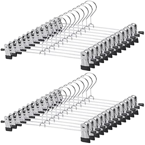 GoodtoU Pants Hangers with Cli...Women Apartment Dorm Organizer