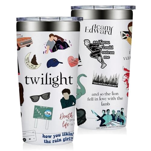 Fufandi Twilight Merch, Twilight Gifts, Vampire Lovers Tumbler - Mother Day Gift for Mom, Aunt, Women, Sister, Girls, Twilights Fans - Tumbler Cup 20oz