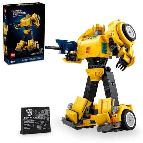 950-Pc LEGO Icons Transformers Bumblebee Action Figure Building Set $72 + Free S&H