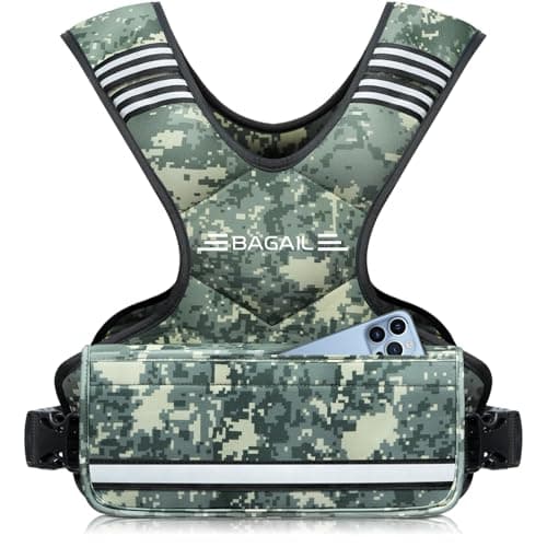 Prime: BAGAIL 4-10lb Adjustable Weighted Vest for Women (Green Camo) $6.50 + Free S&H