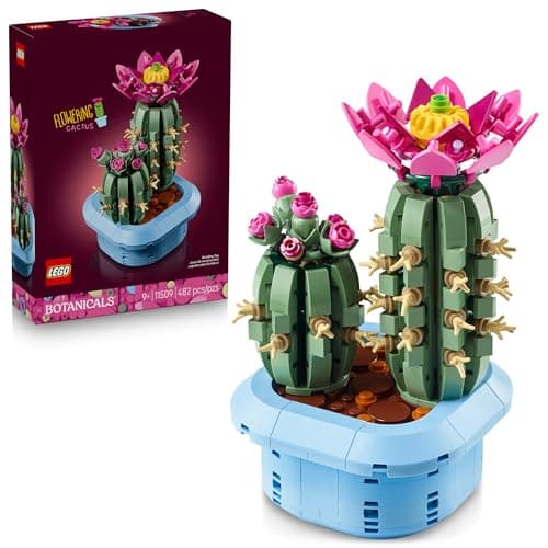 LEGO Botanicals Flowering Cactus Building Toy 11509, Gift Set Mother's Day $27.95 w/coupon +FS w/Prime