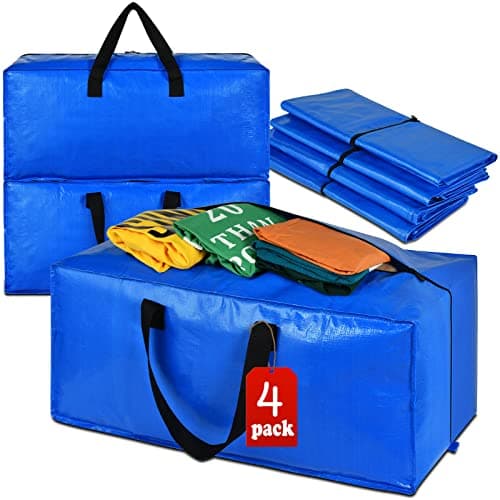 4 Pack 93L Acnusik Heavy Duty XL Moving Bags w/ Handles& Back Straps $10.54 + Free Shipping w/ Prime or on $35+
