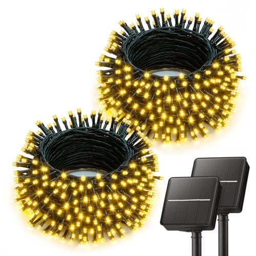 [AC] $8.49* | 2-Pk 40' Brightown Outdoor Solar String Lights (Warm White) at Amazon