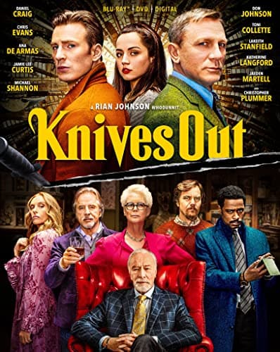Knives Out [Blu-ray]  + DVD + Digital $4.99 Amazon.com