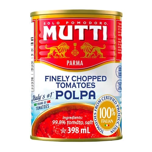 Mutti Crushed Tomatoes (Polpa)... No Additives or Preservatives