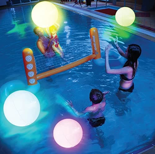 4-Pack FLAMDYNO Glow in The Dark Light Up Beach/Pool Balls w/ 8 Light Modes $11.89 + Free Shipping w/ Prime or on $35+