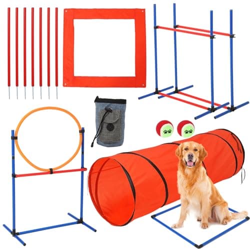 GarveeLife Dog Agile Training ...Box, Toy Balls and Storage Bag