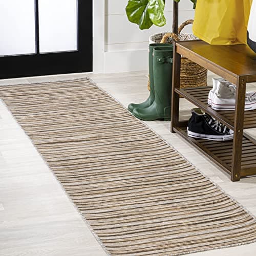 JONATHAN Y Pinstripe Indoor Ou...dly, Non-Shedding (TSN102B-28)