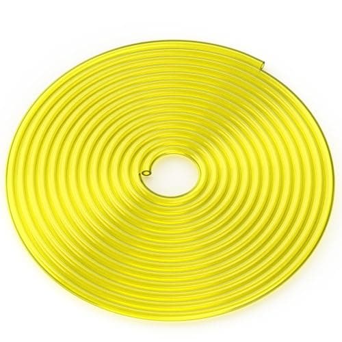 Bullwall 10-Feet 2mm x 3.5mm Fuel Line Hose I.D 0.08" x O.D 0.14" PVC High-Performance Fuel Hose Tube for Small Engine Trimmer Lawn Mower Chainsaw Blower Model Parts