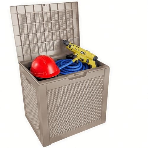 ComeWay 31 Gallon Outdoor Stor...hions & Gardening Tools, Brown