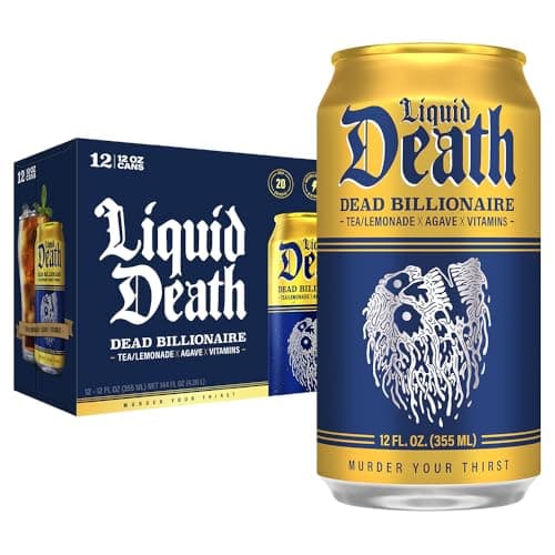 12-Pack 12-Ounce Liquid Death Dead Billionaire Iced Tea $8.91 w/ S&S & More + Free Shipping w/ Prime or $35+