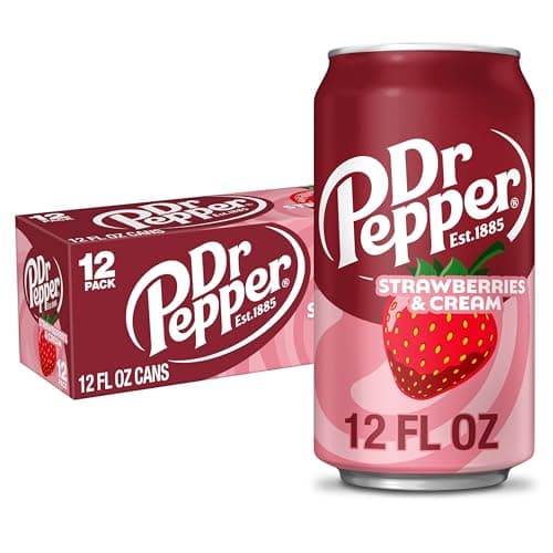 [SnS] $4.75 | 12-Pack 12-Oz Dr Pepper Strawberries and Cream Soda at Amazon (39.6￠ each)