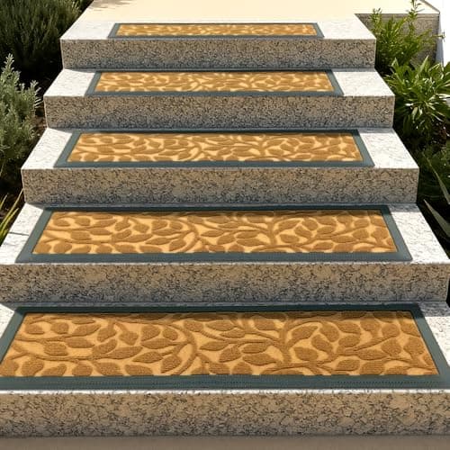 Non-Slip Outdoor Rubber Stair Treads 2-Pack for $14 + free shipping w/ Prime