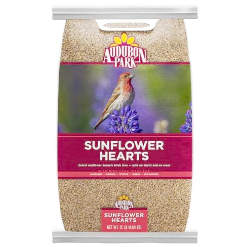 Audubon Park Sunflower Hearts ...or Outside Feeders, 15-lb. Bag