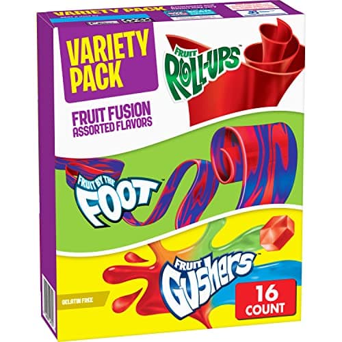 Betty Crocker Fruit Roll-Ups, ...ariety Pack, 16 ct (Pack of 6)