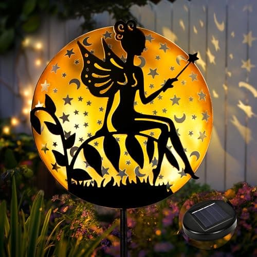 Suncket Solar Metal Fairy Garden Light for $9 w/ Prime + free shipping w/ Prime