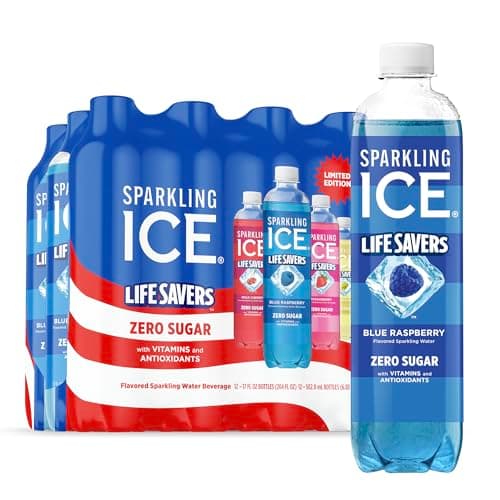 Sparkling Ice® LIFE SAVERS Red... 17 fl oz Bottles (Pack of 12)