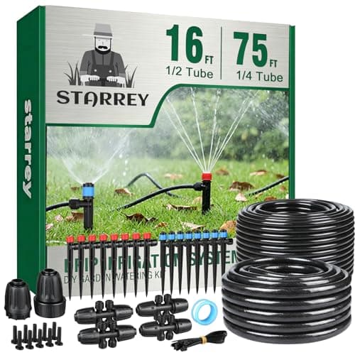 Drip Irrigation System 91-Foot Garden Watering Kit for $26 + free shipping w/ Prime