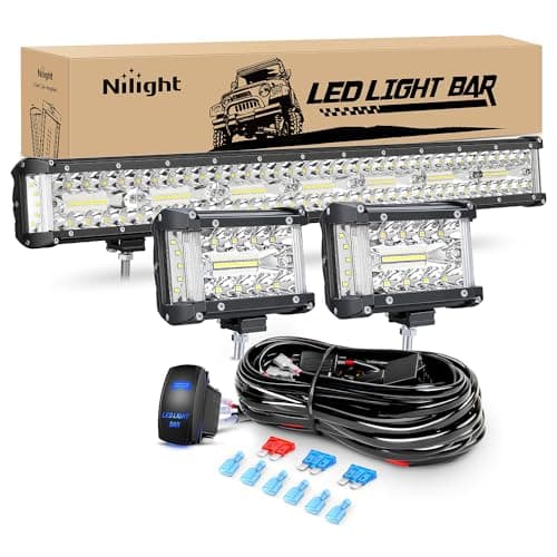 Nilight Side Shooter LED Light...ness Kit for Truck SUV ATV UTV